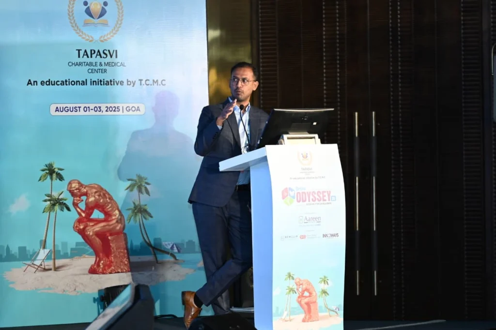 Dr. Abhishek Bhalotia Invited as Faculty at Odyssey Goa 2025, haddi ka doctor