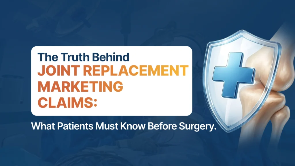 Joint Replacement Marketing Gimmicks Every Patient Should Know Before Choosing a Surgeon