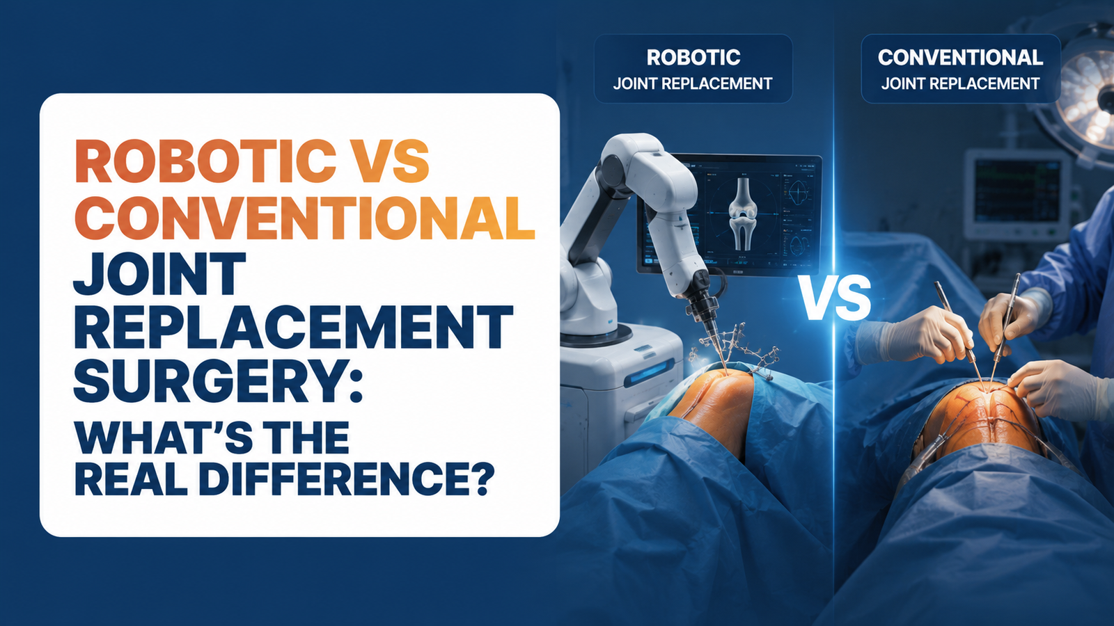 Robotic vs Conventional Joint Replacement Surgery: What’s the Real Difference?