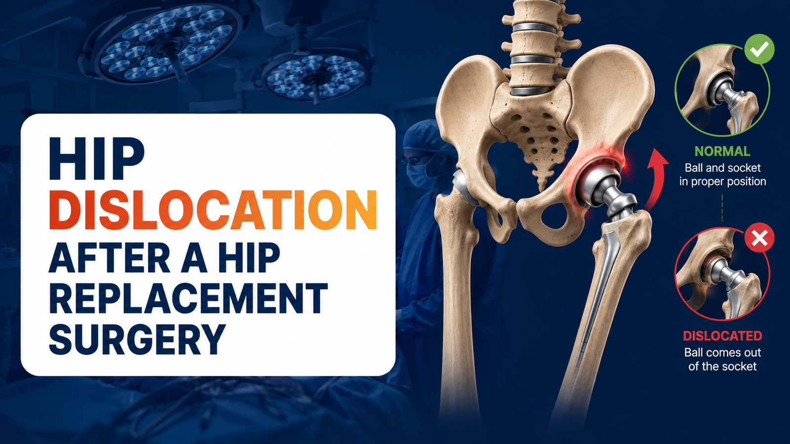 Hip Dislocation After a Hip Replacement Surgery