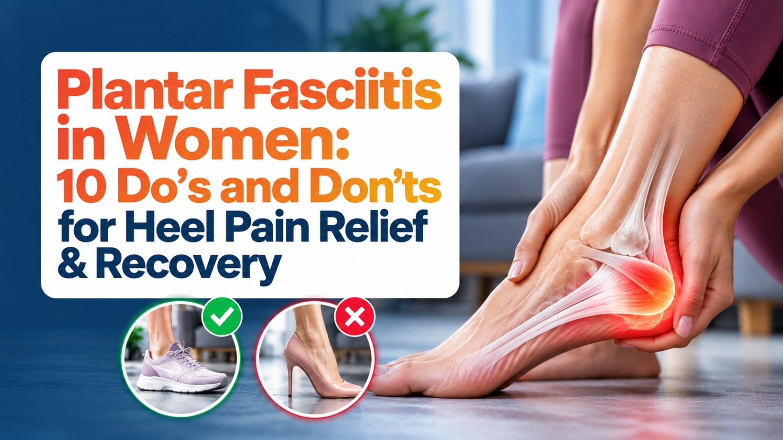 Plantar Fasciitis in Women: 10 Do's and Don'ts for Heel Pain Relief & Recovery